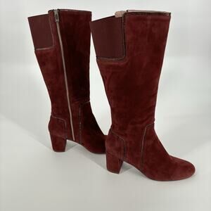 Taryn Rose Women's Charlee Knee High Boots In Fig Size 9